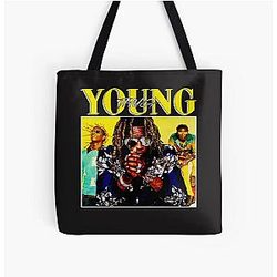 Young Thug T Shirt, Young Thug Shirt, Young Thug tees All Over Print Tote Bag RB1508