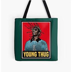 young thug Tudo sobre impressão Tote Bag RB1508