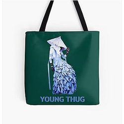 young thug アルバム カバー すべての上 プリント トート バック RB1508