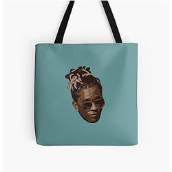 Young Thug Minimal Face All Over Print Tote Bag RB1508
