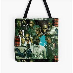 Young thug collage poster design 2021 Alle Over Print Tote Bag RB1508