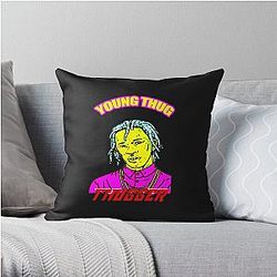 1 young thug  Throw Pillow RB1508