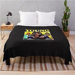 Young Thug T Shirt, Young Thug Shirt, Young Thug tees Throw Blanket RB1508
