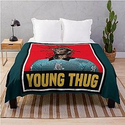 young thug Werfen Sie Blanket RB1508