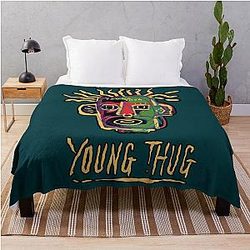 Young Thug - Old English Throw Blanket RB1508
