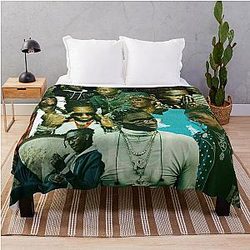 Young thug collage poster design 2021 Werfen Sie Blanket RB1508