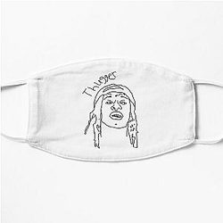 Kopie Young Thug - Old English Flat Mask RB1508