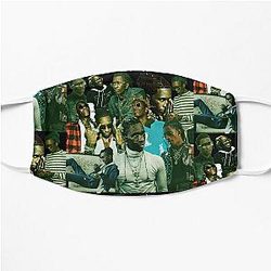 Young thug collage poster design 2021 Flat Mask RB1508