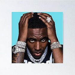 Young Dolph Print Design Poster