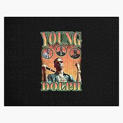 Young Dolph Orange Bootleg Vintage Jigsaw Puzzle