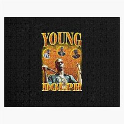 Young Dolph Fire Bootleg Vintage Jigsaw Puzzle