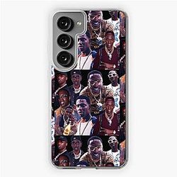 Young dolph tribute collage poster design 2021 Samsung Galaxy Soft Case