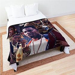 Young dolph tribute collage poster design 2021 Comforter