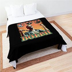 Young Dolph Orange Bootleg Vintage Comforter