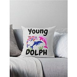 Young Dolph funny Classic T-Shirt Throw Pillow