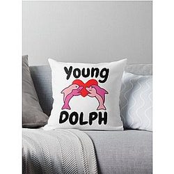 Young Dolph Classic T-Shirt Throw Pillow