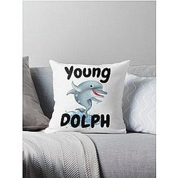 Young Dolph funny Classic T-Shirt Throw Pillow