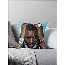 Young Dolph Print Design Throw Pillow