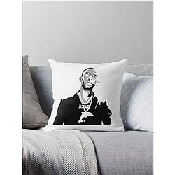 Young Dolph Rap Throw Pillow