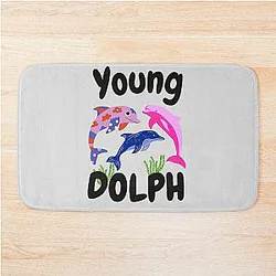 Young Dolph funny Classic T-Shirt Bath Mat