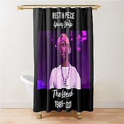 Rest in peace young dolph Shower Curtain