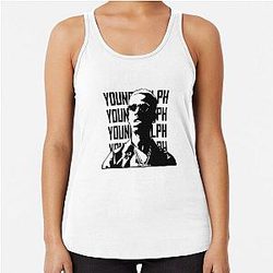 Young Dolph Rap Racerback Tank Top