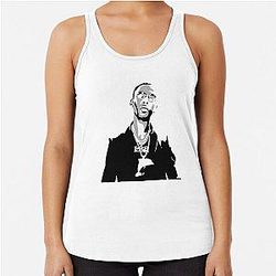 Young Dolph Rap Racerback Tank Top