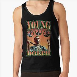 Young Dolph Orange Bootleg Vintage Tank Top