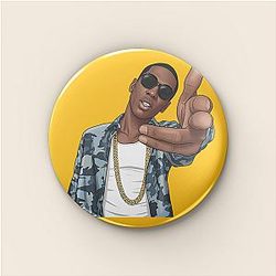 Young Dolph - King of Memphis Self Proclaimed Young Dolph Pins