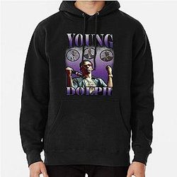 Young Dolph Purple Bootleg Vintage Pullover Hoodie