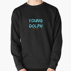 Young dolph typography Pullover Sweatshirt