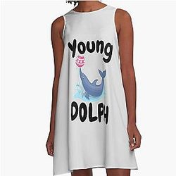 Young Dolph funny Classic T-Shirt A-Line Dress