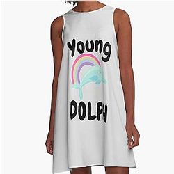 Young Dolph funny Classic T-Shirt A-Line Dress