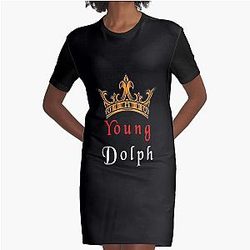 King Young Dolph Graphic T-Shirt Dress