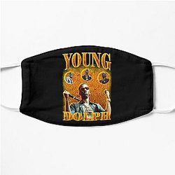 Young Dolph Fire Bootleg Vintage Flat Mask