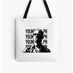 Young Dolph Rap All Over Print Tote Bag