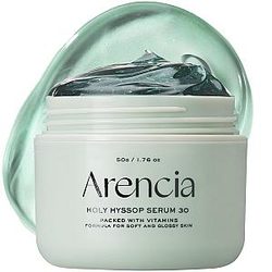 Glow Hyssop Face Mask Serum - Anti-Aging Serum for younger looking Korean skin, 30% Vitamin A C E, 10% Niacinamide Peptide