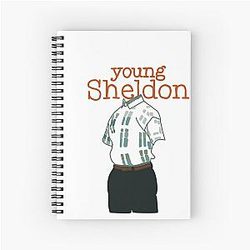 Young Sheldon - fan art Spiral Notebook