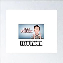 Young Sheldon Lithuania Poster