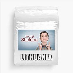 Young Sheldon Lithuania Duvet Cover