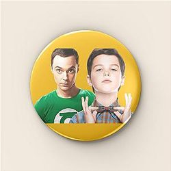 Young Sheldon LA 2901 - American coming of age sitcom series Young Sheldon Pins