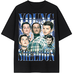 Blue Chrome Lightning LA 0605 Young Sheldon T-Shirts