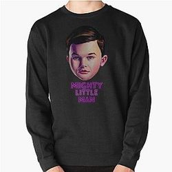 Young Sheldon - Mighty little man - Watercolor painting Pullover Sweatshirt