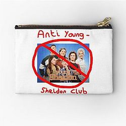 Anti Young Sheldon Club - Young Sheldon Zipper Pouch