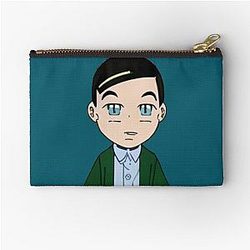 Young Sheldon in anime style Zipper Pouch