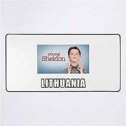 Young Sheldon Lithuania Desk Mat