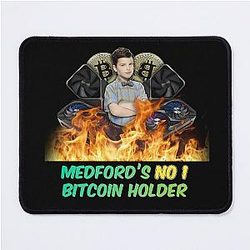 Young Sheldon Bitcoin Mouse Pad