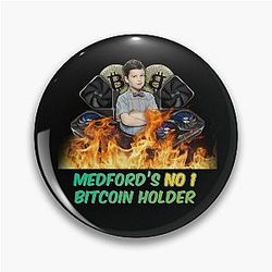 Young Sheldon Bitcoin Pin