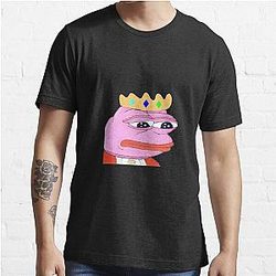 Technoblade T-Shirts - Technoblade sad pepe meme Essential T-Shirt RB0206T