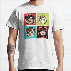 Dream T-Shirts - Muffinteers (Dream Team) Sticker Pack / Graphic Classic T-Shirt RB2608